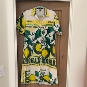 Vintage Sack Lemon Dress